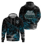 Port Adelaide Power Hoodie Urban Graffiti Street Art - Bold Abstract Spray Paint
