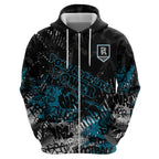Port Adelaide Power Hoodie Urban Graffiti Street Art - Bold Abstract Spray Paint