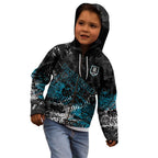 Port Adelaide Power Kid Hoodie Urban Graffiti Street Art - Bold Abstract Spray Paint