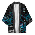Port Adelaide Power Kimono Urban Graffiti Street Art - Bold Abstract Spray Paint