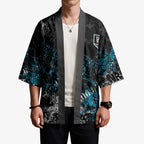 Port Adelaide Power Kimono Urban Graffiti Street Art - Bold Abstract Spray Paint