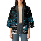 Port Adelaide Power Kimono Urban Graffiti Street Art - Bold Abstract Spray Paint