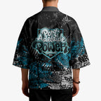 Port Adelaide Power Kimono Urban Graffiti Street Art - Bold Abstract Spray Paint