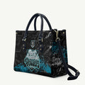 Port Adelaide Power Leather Bag Urban Graffiti Street Art - Bold Abstract Spray Paint