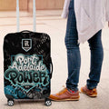 Port Adelaide Power Luggage Cover Urban Graffiti Street Art - Bold Abstract Spray Paint