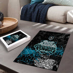 Port Adelaide Power Puzzle Urban Graffiti Street Art - Bold Abstract Spray Paint