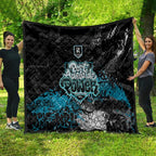 Port Adelaide Power Quilt Urban Graffiti Street Art - Bold Abstract Spray Paint