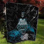 Port Adelaide Power Quilt Urban Graffiti Street Art - Bold Abstract Spray Paint