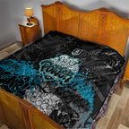 Port Adelaide Power Quilt Urban Graffiti Street Art - Bold Abstract Spray Paint