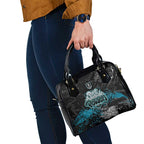 Port Adelaide Power Shoulder Handbag Urban Graffiti Street Art - Bold Abstract Spray Paint