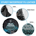 Port Adelaide Power Spare Tire Cover Urban Graffiti Street Art - Bold Abstract Spray Paint
