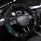 Port Adelaide Power Steering Wheel Cover Urban Graffiti Street Art - Bold Abstract Spray Paint