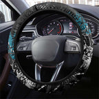 Port Adelaide Power Steering Wheel Cover Urban Graffiti Street Art - Bold Abstract Spray Paint
