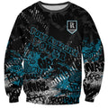 Port Adelaide Power Sweatshirt Urban Graffiti Street Art - Bold Abstract Spray Paint