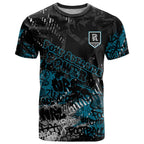 Port Adelaide Power T Shirt Urban Graffiti Street Art - Bold Abstract Spray Paint
