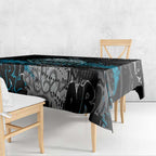 Port Adelaide Power Tablecloth Urban Graffiti Street Art - Bold Abstract Spray Paint