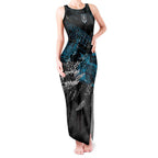 Port Adelaide Power Tank Maxi Dress Urban Graffiti Street Art - Bold Abstract Spray Paint