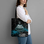 Port Adelaide Power Tote Bag Urban Graffiti Street Art - Bold Abstract Spray Paint