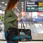 Port Adelaide Power Travel Bag Urban Graffiti Street Art - Bold Abstract Spray Paint