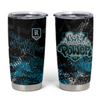 Port Adelaide Power Tumbler Cup Urban Graffiti Street Art - Bold Abstract Spray Paint