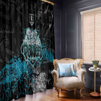 Port Adelaide Power Window Curtain Urban Graffiti Street Art - Bold Abstract Spray Paint