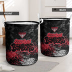 Essendon Bombers Laundry Basket Urban Graffiti Street Art - Bold Abstract Spray Paint