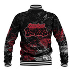 Essendon Bombers Baseball Jacket Urban Graffiti Street Art - Bold Abstract Spray Paint
