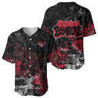 Essendon Bombers Baseball Jersey Urban Graffiti Street Art - Bold Abstract Spray Paint