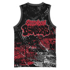 Essendon Bombers Basketball Jersey Urban Graffiti Street Art - Bold Abstract Spray Paint