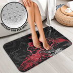Essendon Bombers Bathroom Set Urban Graffiti Street Art - Bold Abstract Spray Paint