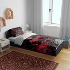 Essendon Bombers Bedding Set Urban Graffiti Street Art - Bold Abstract Spray Paint