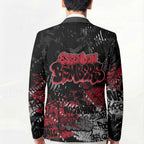 Essendon Bombers Blazer Urban Graffiti Street Art - Bold Abstract Spray Paint