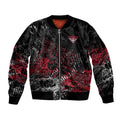 Essendon Bombers Bomber Jacket Urban Graffiti Street Art - Bold Abstract Spray Paint