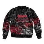 Essendon Bombers Bomber Jacket Urban Graffiti Street Art - Bold Abstract Spray Paint