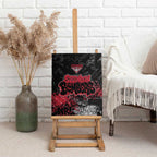 Essendon Bombers Canvas Wall Art Urban Graffiti Street Art - Bold Abstract Spray Paint
