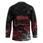 Essendon Bombers Hockey Jersey Urban Graffiti Street Art - Bold Abstract Spray Paint