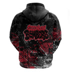 Essendon Bombers Hoodie Urban Graffiti Street Art - Bold Abstract Spray Paint