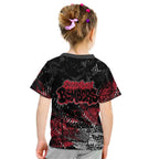 Essendon Bombers Kid T Shirt Urban Graffiti Street Art - Bold Abstract Spray Paint