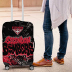 Essendon Bombers Luggage Cover Urban Graffiti Street Art - Bold Abstract Spray Paint