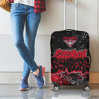 Essendon Bombers Luggage Cover Urban Graffiti Street Art - Bold Abstract Spray Paint