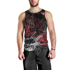 Essendon Bombers Men Tank Top Urban Graffiti Street Art - Bold Abstract Spray Paint