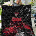 Essendon Bombers Quilt Urban Graffiti Street Art - Bold Abstract Spray Paint