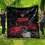 Essendon Bombers Quilt Urban Graffiti Street Art - Bold Abstract Spray Paint