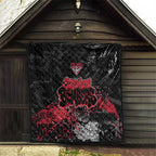 Essendon Bombers Quilt Urban Graffiti Street Art - Bold Abstract Spray Paint