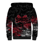 Essendon Bombers Sherpa Hoodie Urban Graffiti Street Art - Bold Abstract Spray Paint