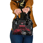 Essendon Bombers Shoulder Handbag Urban Graffiti Street Art - Bold Abstract Spray Paint