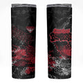 Essendon Bombers Skinny Tumbler Urban Graffiti Street Art - Bold Abstract Spray Paint