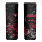 Essendon Bombers Skinny Tumbler Urban Graffiti Street Art - Bold Abstract Spray Paint