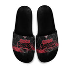 Essendon Bombers Slide Sandals Urban Graffiti Street Art - Bold Abstract Spray Paint
