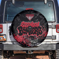 Essendon Bombers Spare Tire Cover Urban Graffiti Street Art - Bold Abstract Spray Paint